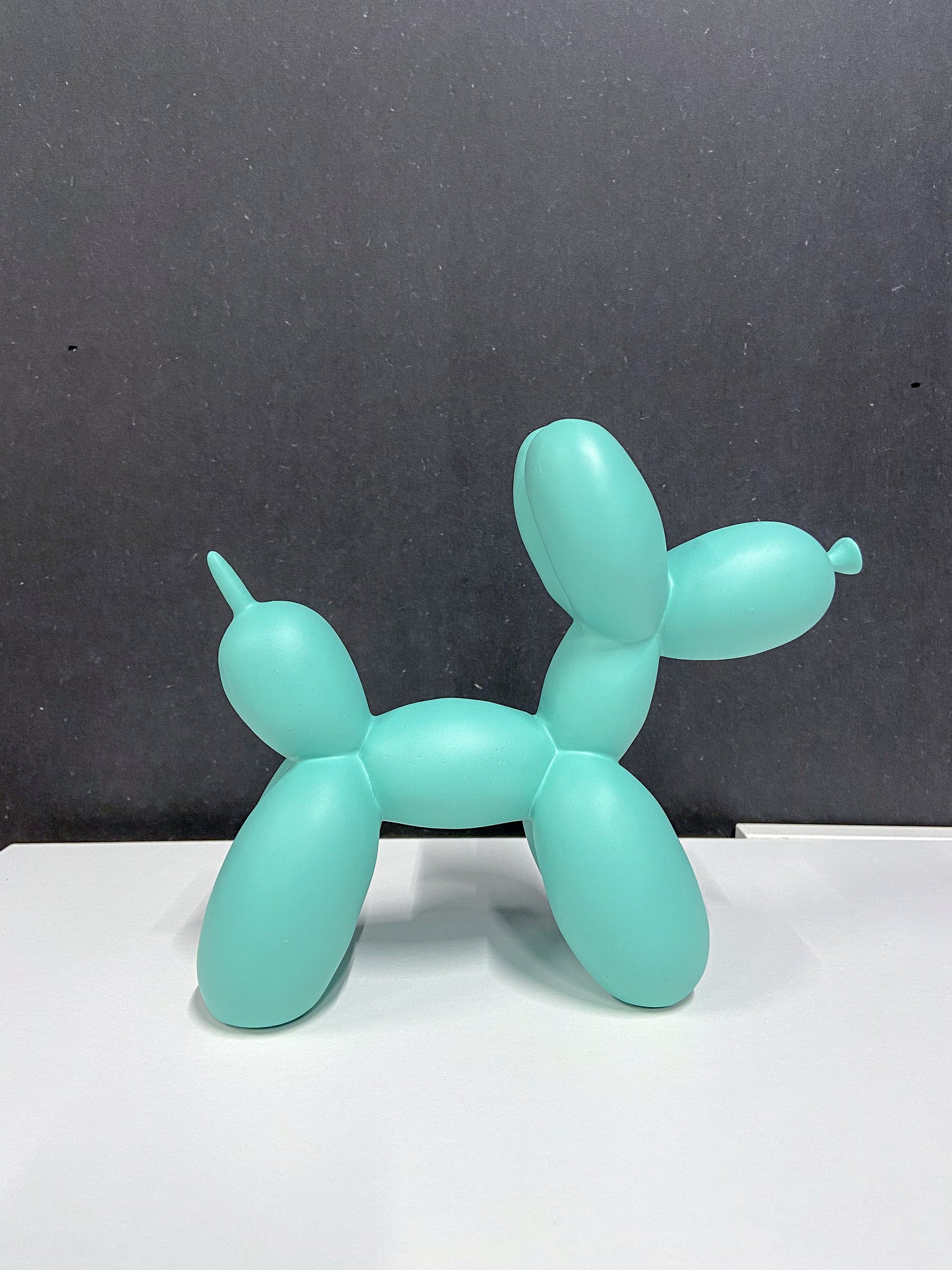 Design Balloon Dog Beeldje Hond Groen Pastel