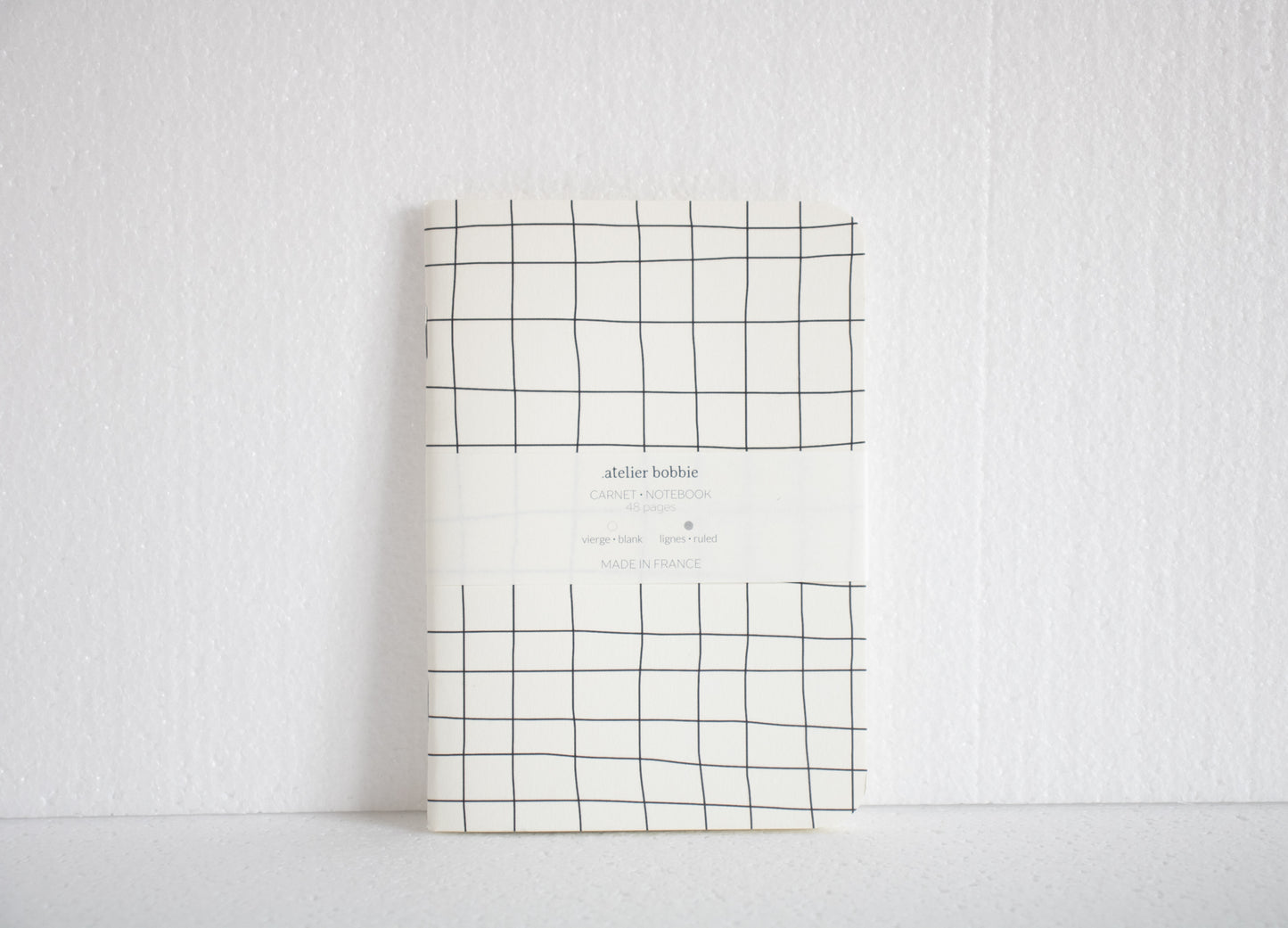 Notebook A6 White Squares with lines