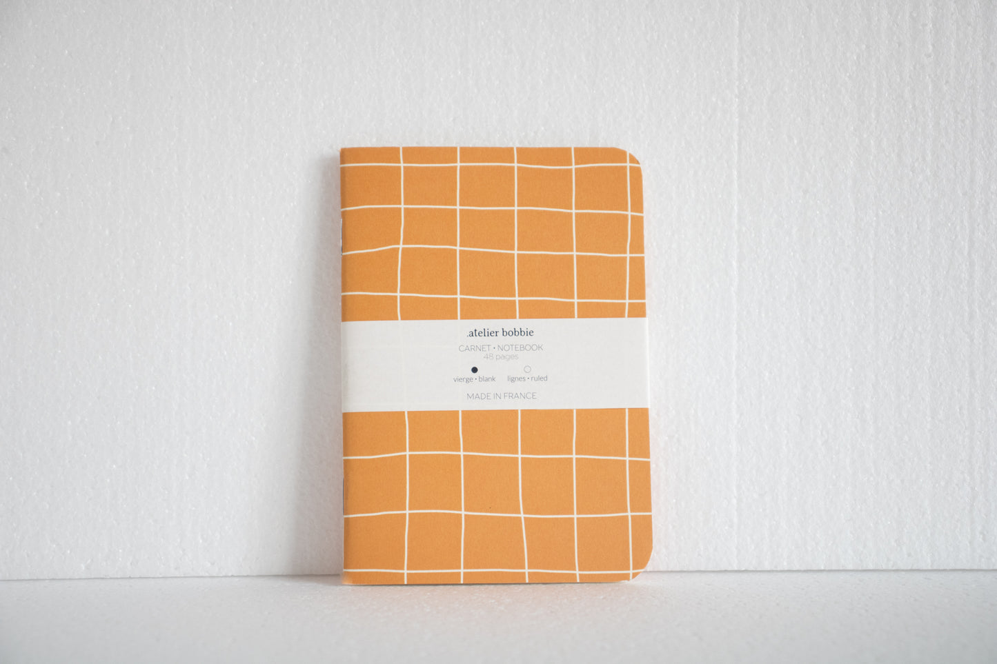 Notebook A6 Orange Diamonds without lines