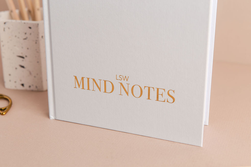 Journal agenda 'Mind Notes' ongedateerd met prompts