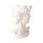 Flower Pot/Vase Greek Head White Large