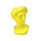 Flower Pot/Vase Greek Head Yellow Small